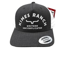 Kimes Ranch Men's Cantor Snapback Trucker Cap Hat Western Cowboy Yellowstone NEW